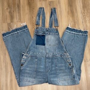 Forever 21 Light Blue Denim Overalls